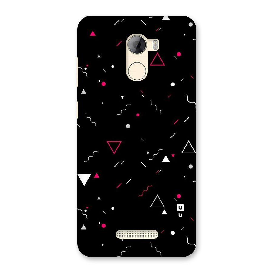 Dark Shapes Design Back Case for Gionee A1 LIte