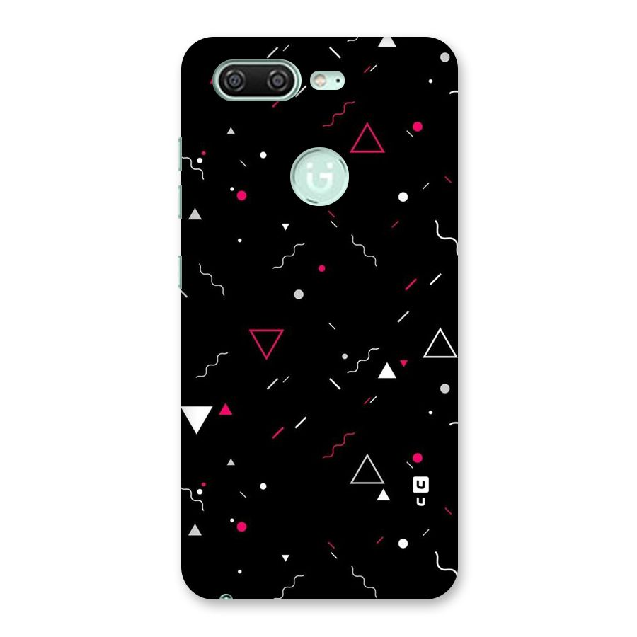 Dark Shapes Design Back Case for Gionee S10
