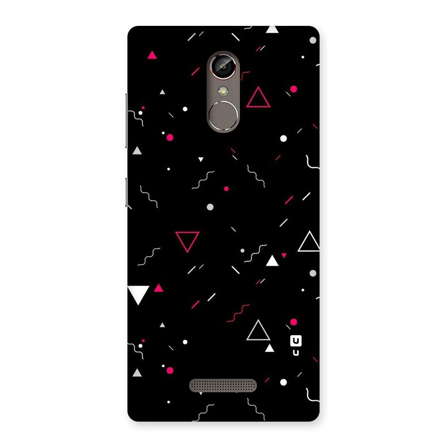 Dark Shapes Design Back Case for Gionee S6s