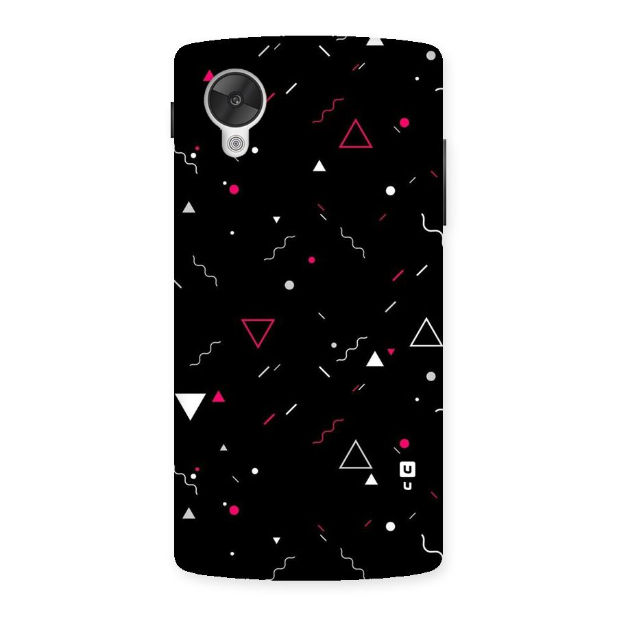 Dark Shapes Design Back Case for Google Nexsus 5