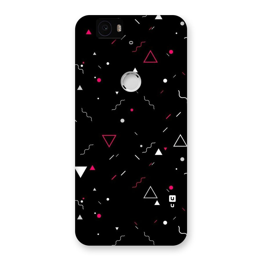 Dark Shapes Design Back Case for Google Nexus-6P