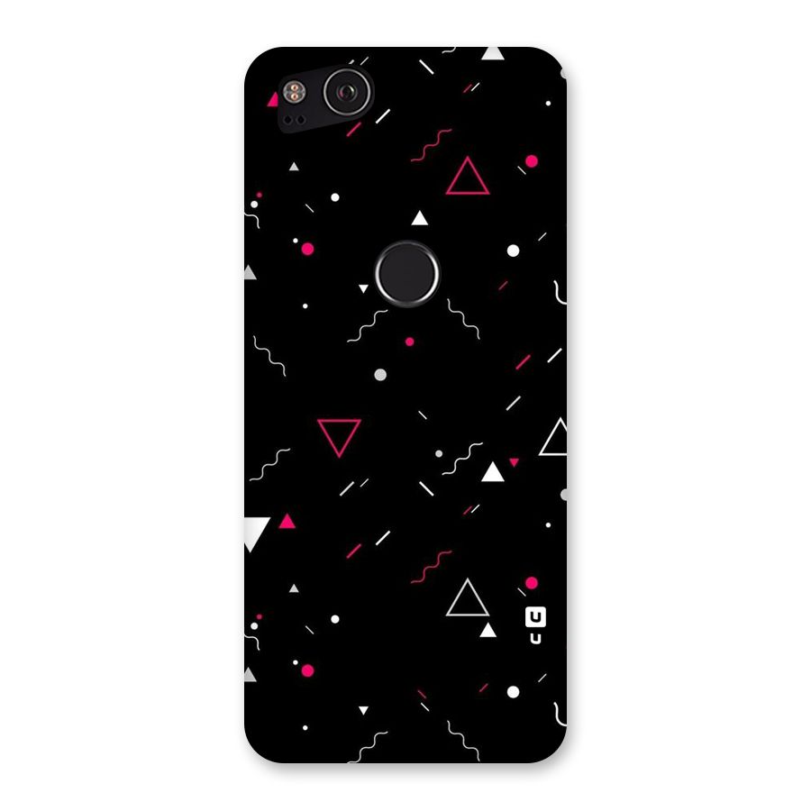 Dark Shapes Design Back Case for Google Pixel 2