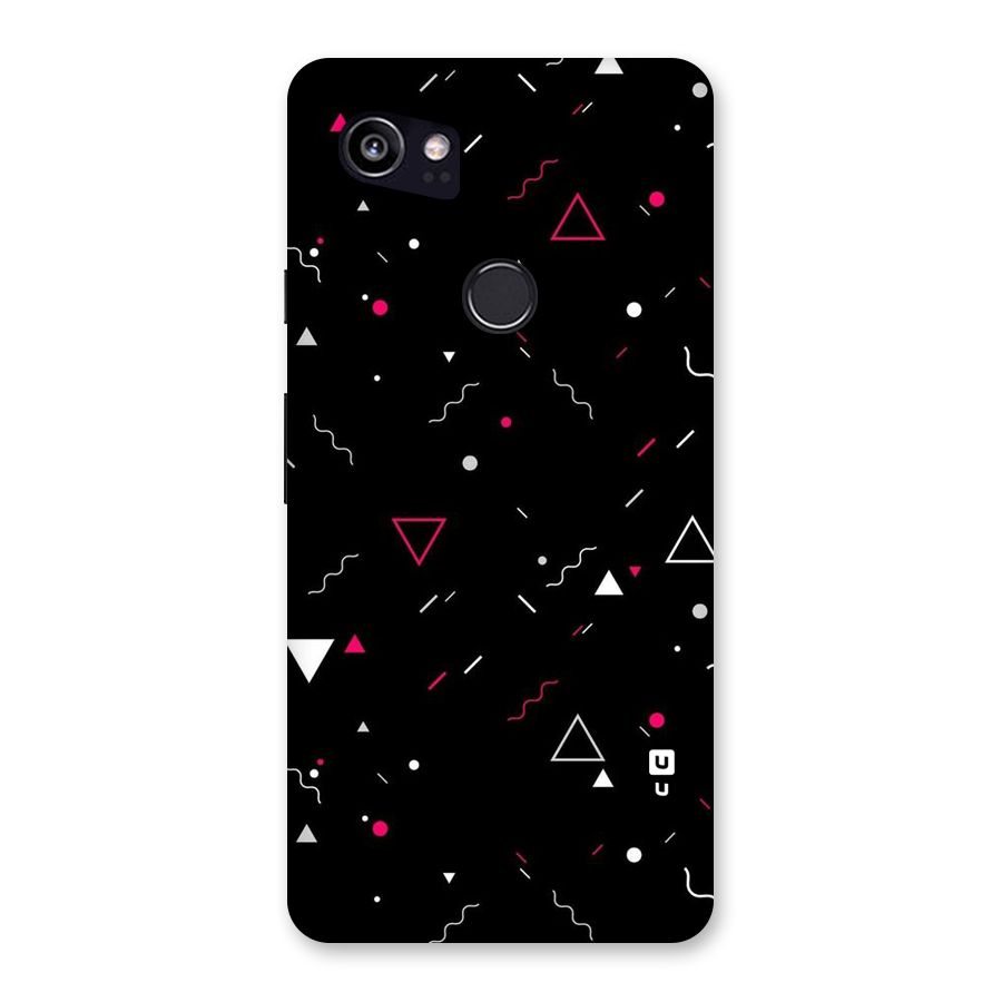 Dark Shapes Design Back Case for Google Pixel 2 XL