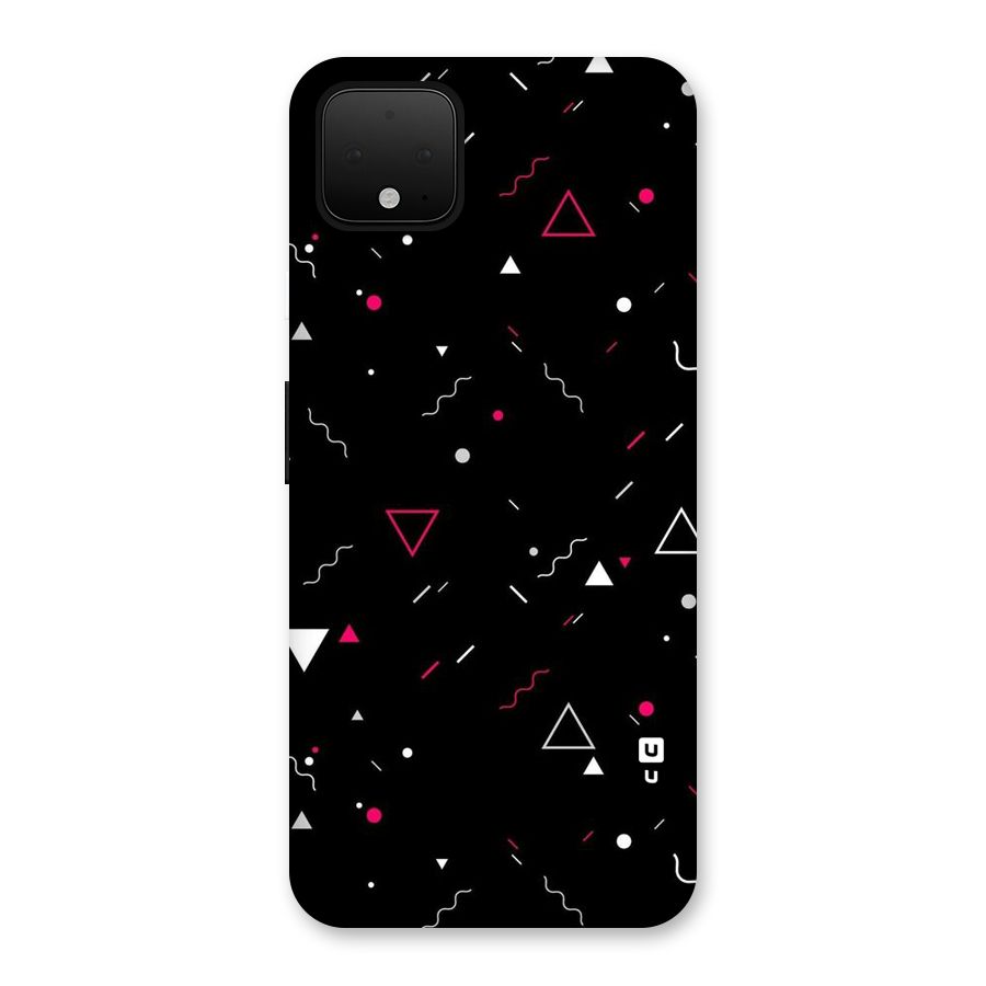 Dark Shapes Design Back Case for Google Pixel 4 XL