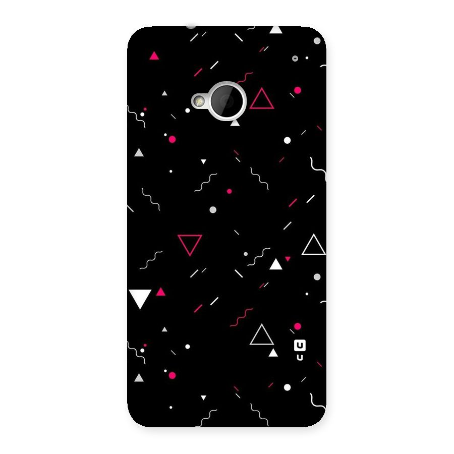 Dark Shapes Design Back Case for HTC One M7