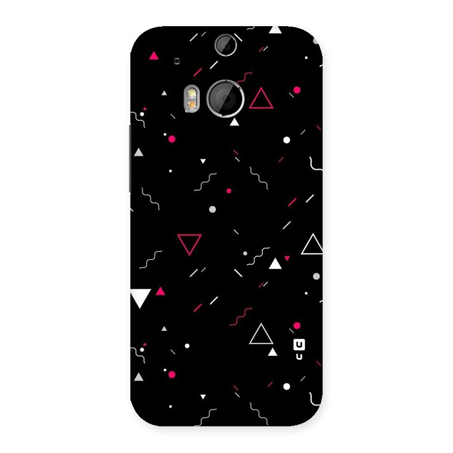 Dark Shapes Design Back Case for HTC One M8