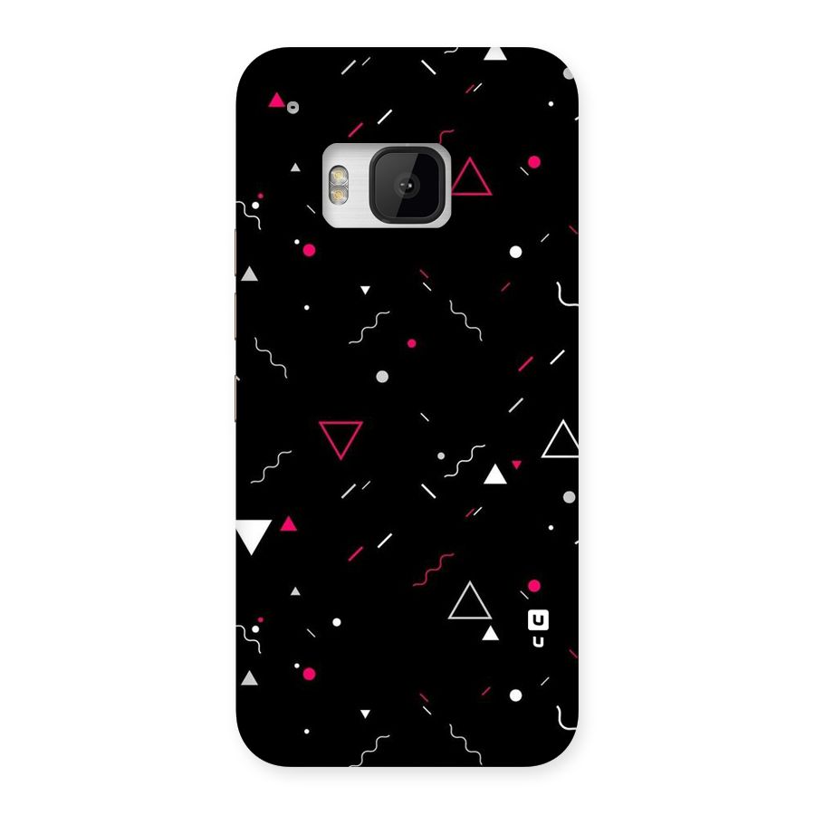 Dark Shapes Design Back Case for HTC One M9
