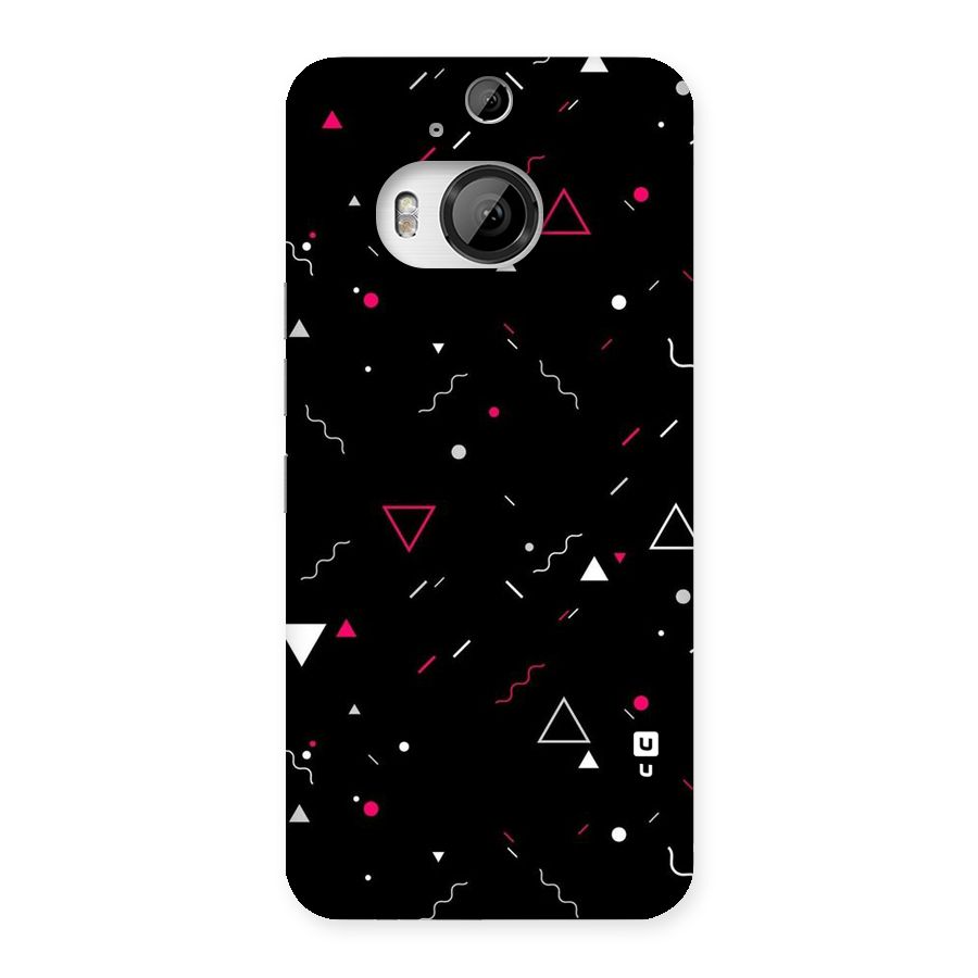 Dark Shapes Design Back Case for HTC One M9 Plus