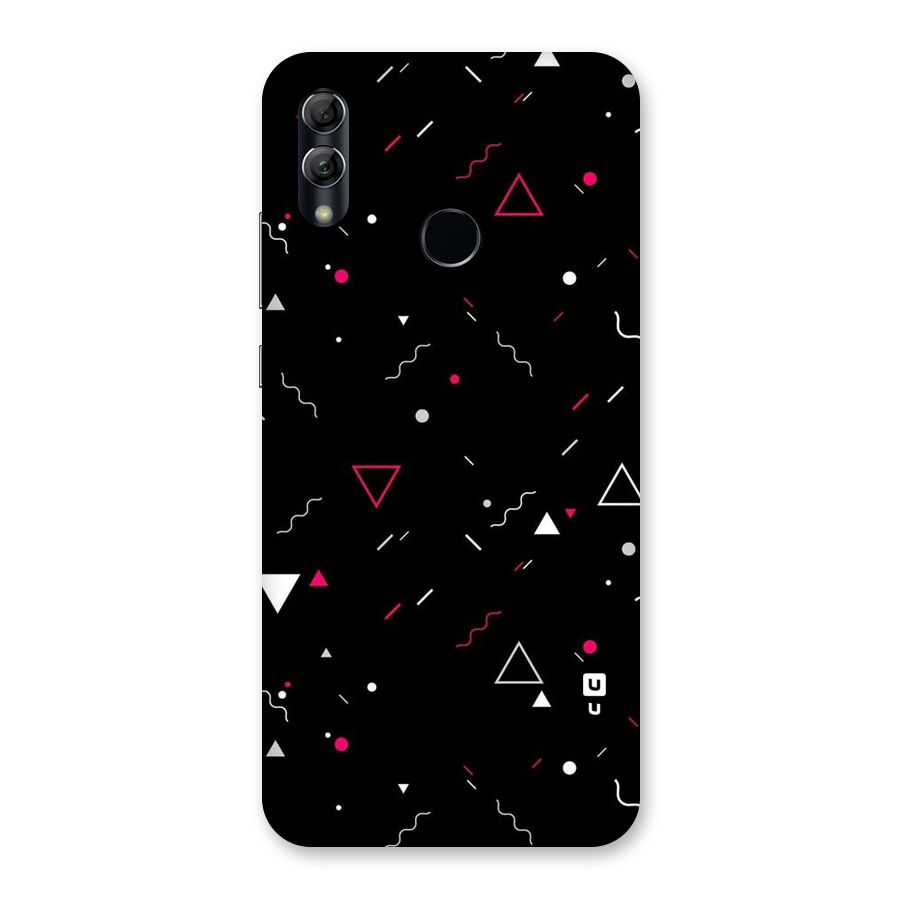 Dark Shapes Design Back Case for Honor 10 Lite