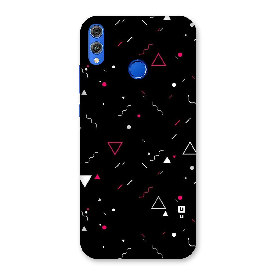 Dark Shapes Design Back Case for Honor 8X