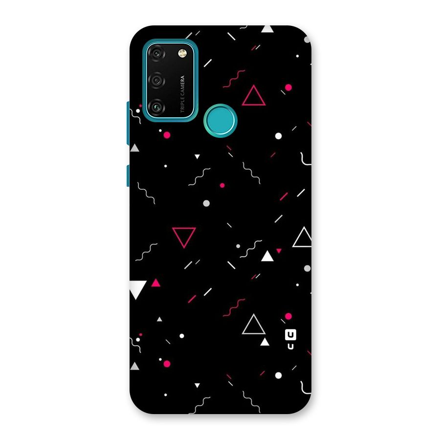 Dark Shapes Design Back Case for Honor 9A