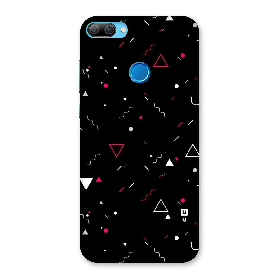 Dark Shapes Design Back Case for Honor 9N
