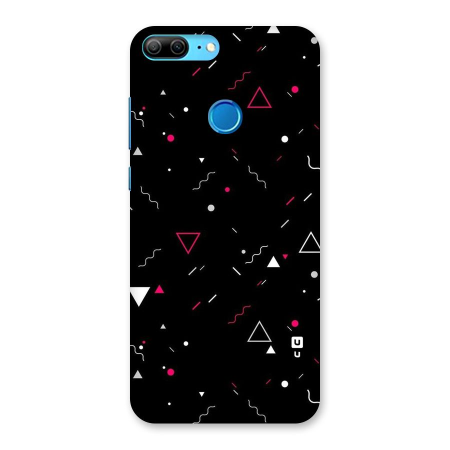 Dark Shapes Design Back Case for Honor 9 Lite