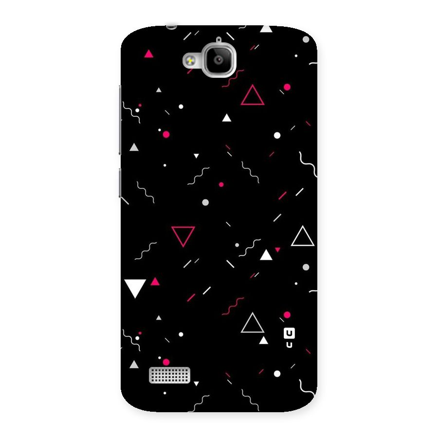 Dark Shapes Design Back Case for Honor Holly