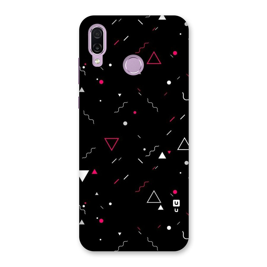 Dark Shapes Design Back Case for Honor Play
