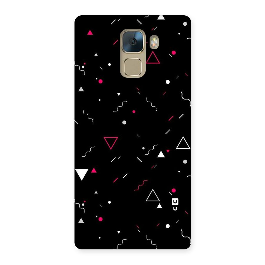 Dark Shapes Design Back Case for Huawei Honor 7