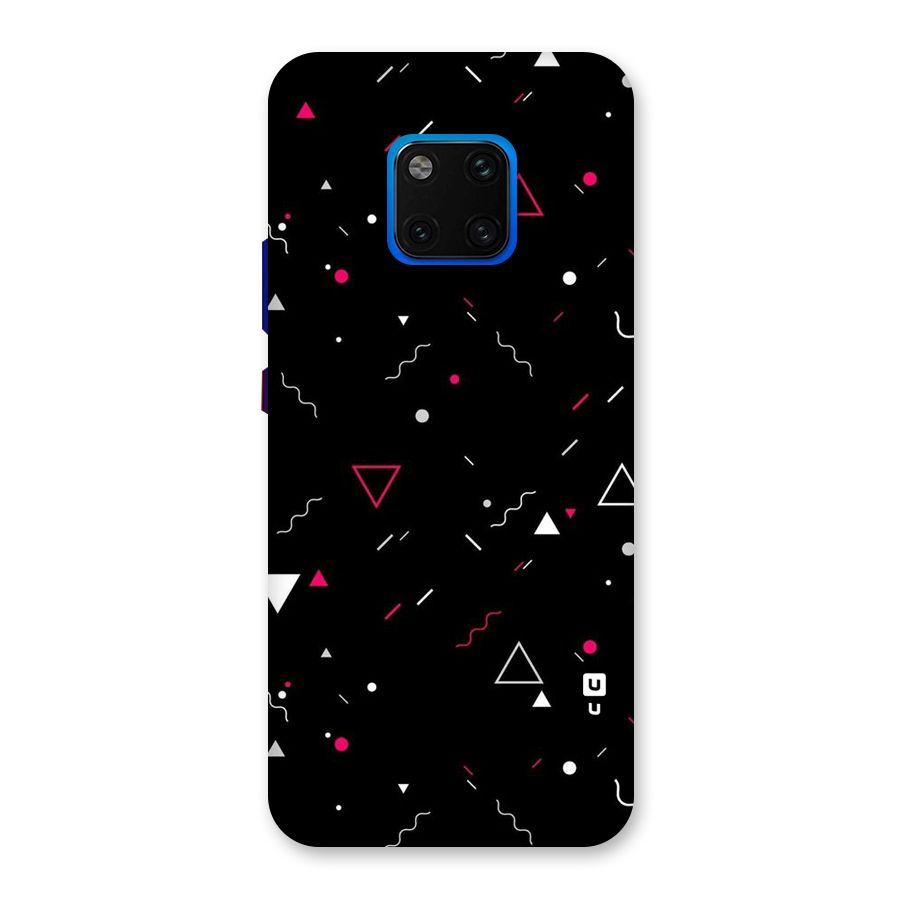 Dark Shapes Design Back Case for Huawei Mate 20 Pro