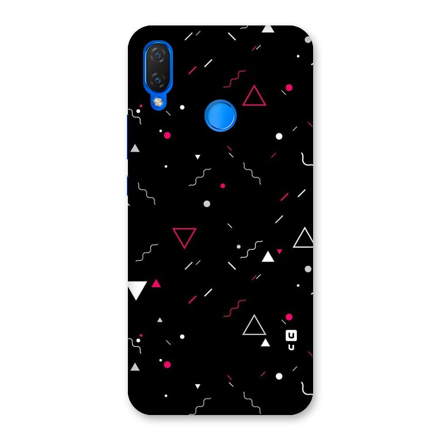 Dark Shapes Design Back Case for Huawei P Smart+
