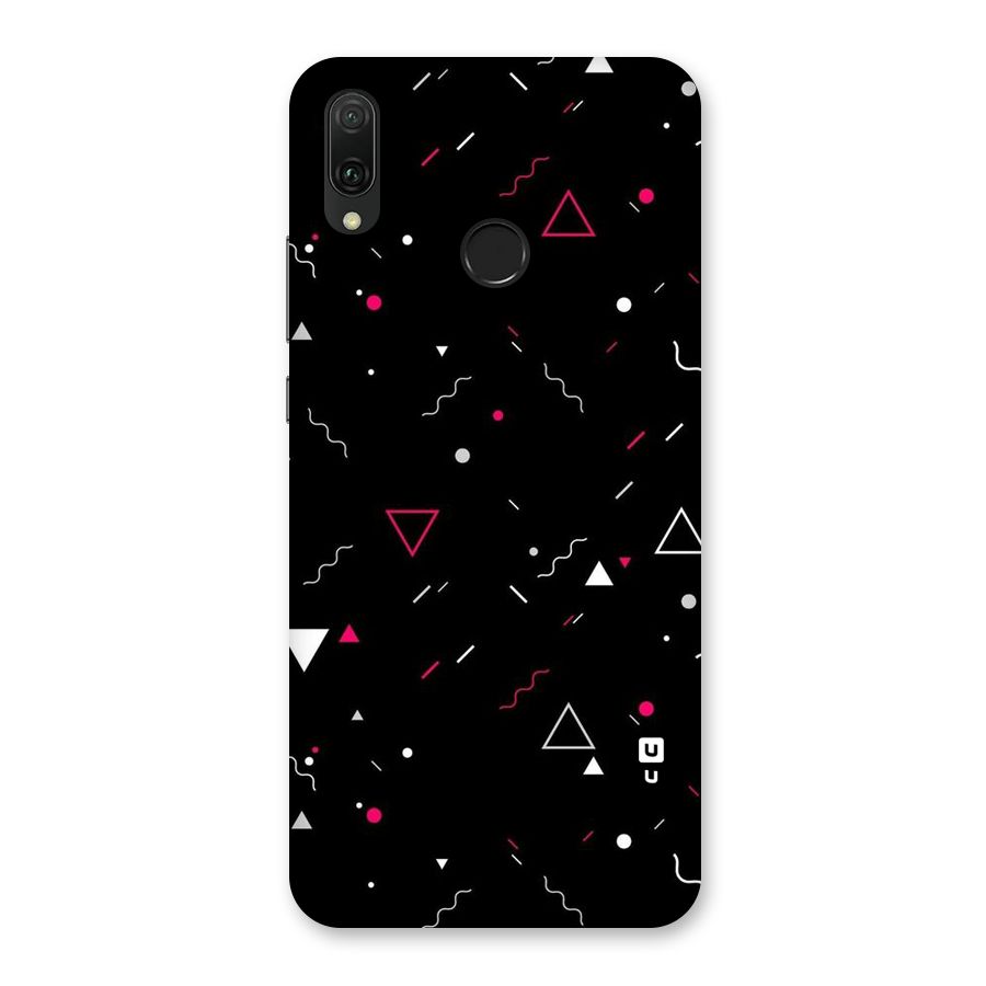 Dark Shapes Design Back Case for Huawei Y9 (2019)