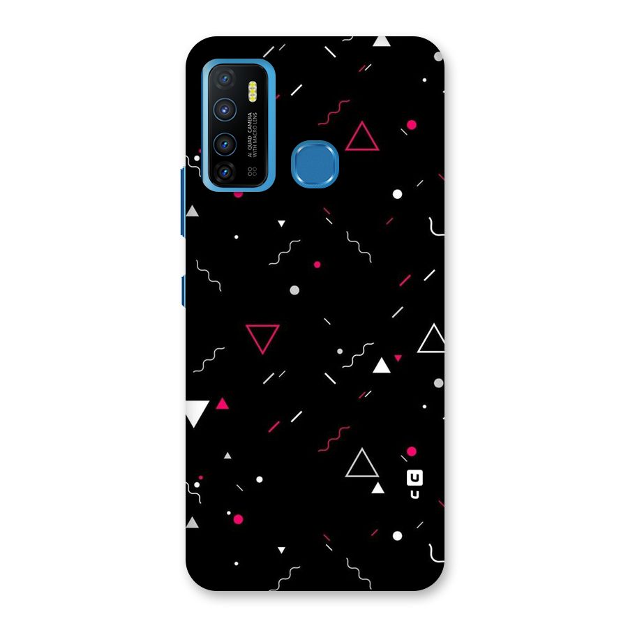 Dark Shapes Design Back Case for Infinix Hot 9