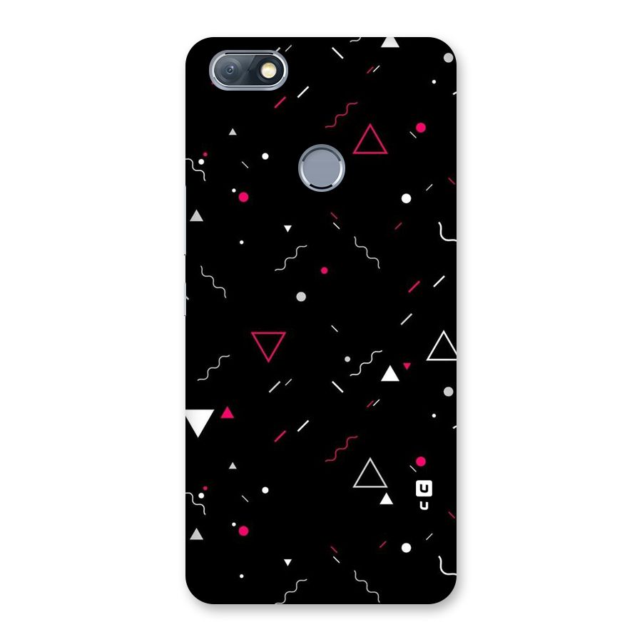 Dark Shapes Design Back Case for Infinix Note 5