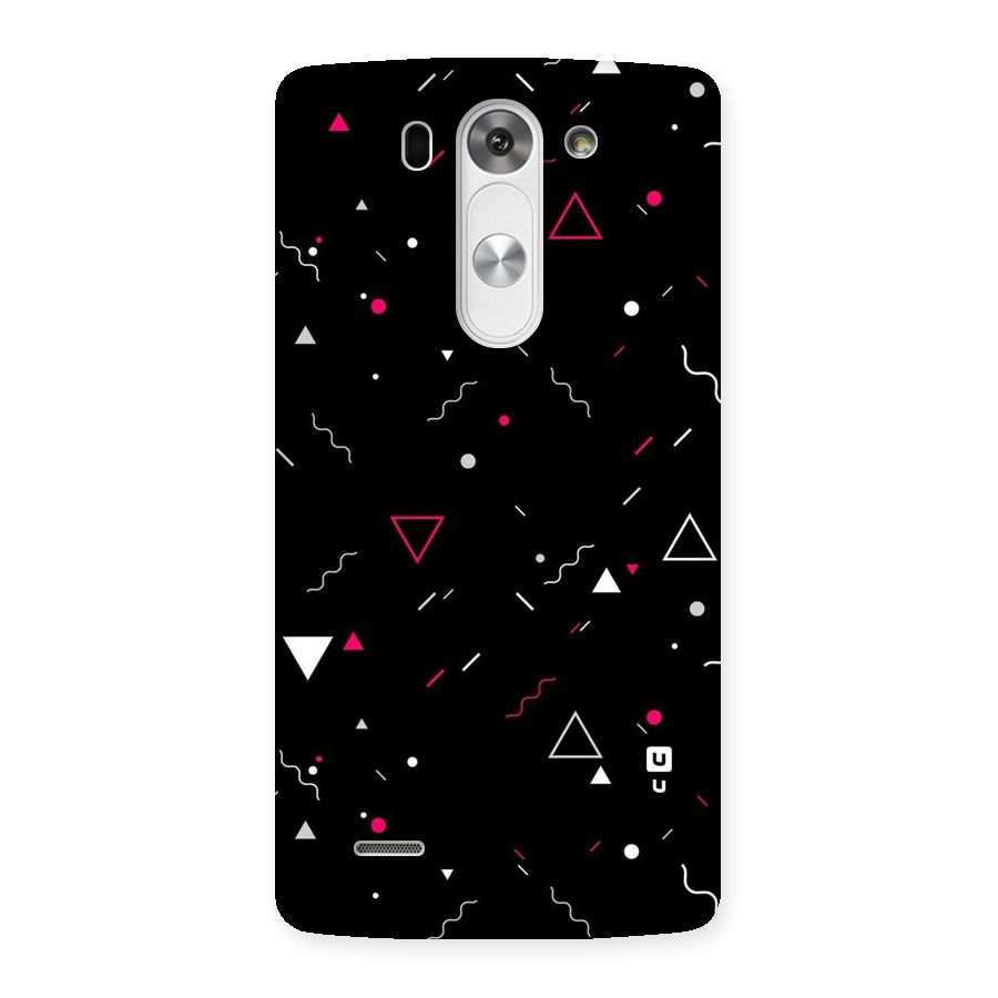 Dark Shapes Design Back Case for LG G3 Beat