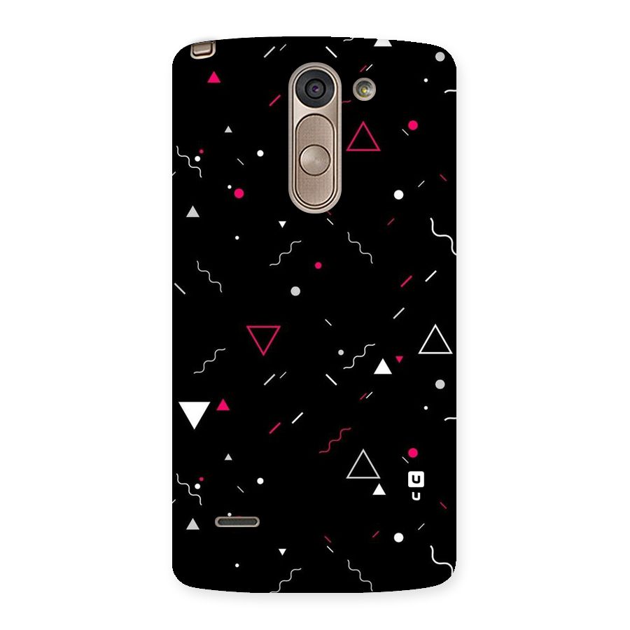 Dark Shapes Design Back Case for LG G3 Stylus