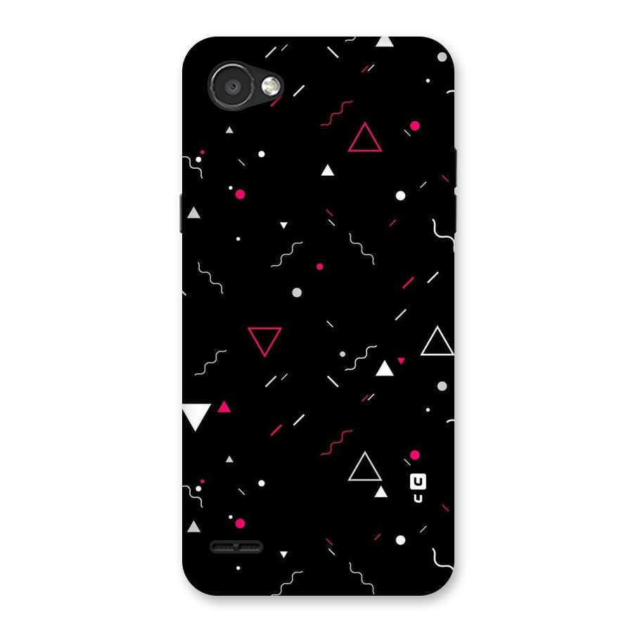 Dark Shapes Design Back Case for LG Q6