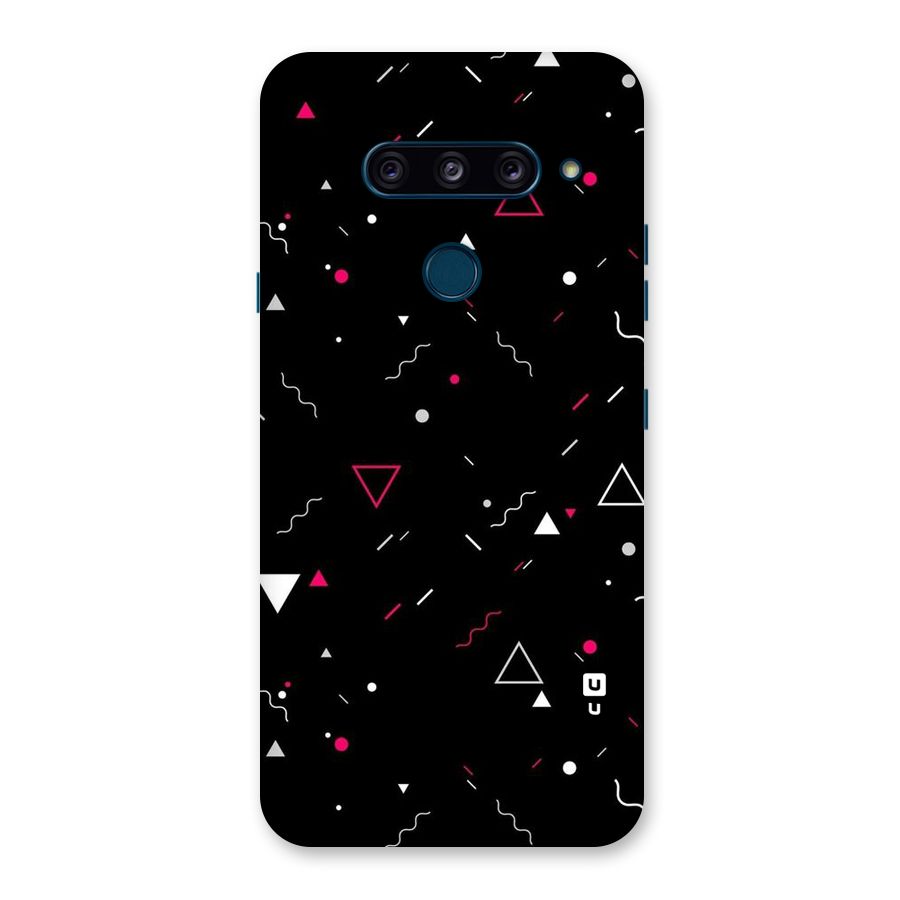 Dark Shapes Design Back Case for LG  V40 ThinQ