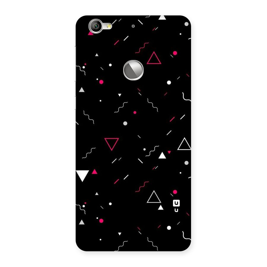 Dark Shapes Design Back Case for LeTV Le 1s
