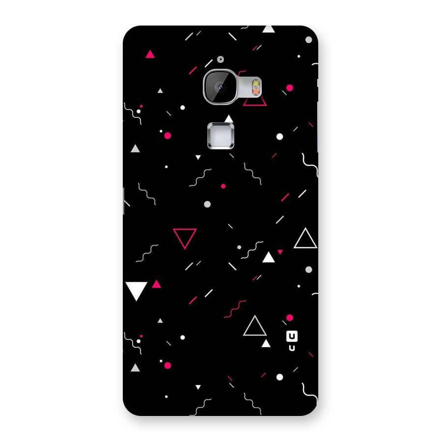 Dark Shapes Design Back Case for LeTv Le Max