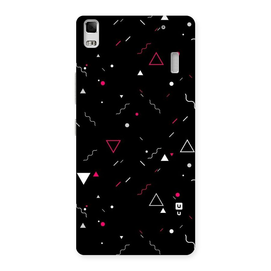 Dark Shapes Design Back Case for Lenovo A7000