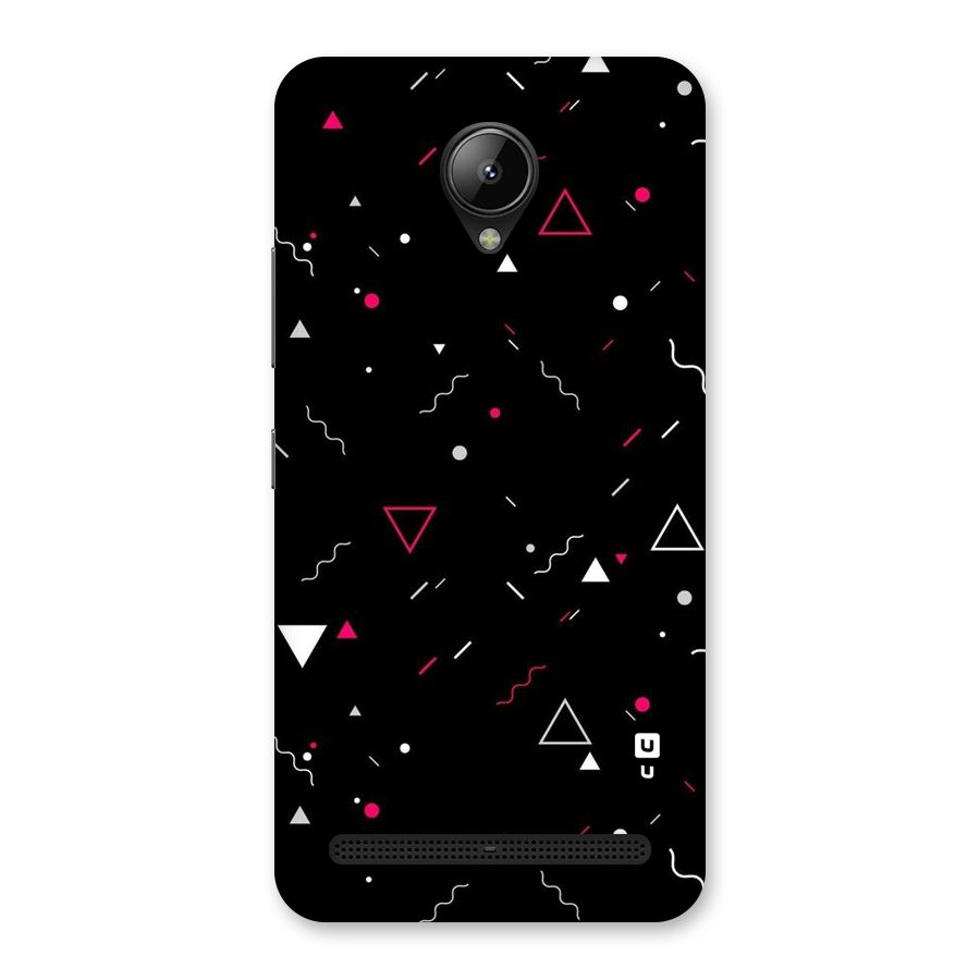 Dark Shapes Design Back Case for Lenovo C2