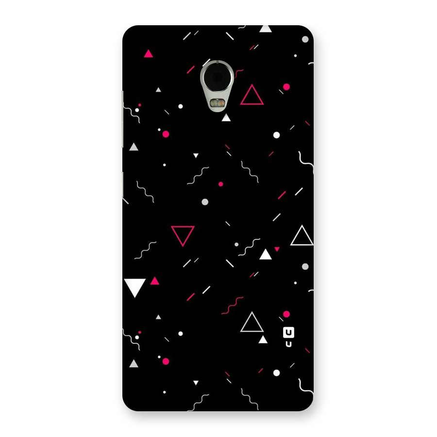 Dark Shapes Design Back Case for Lenovo Vibe P1