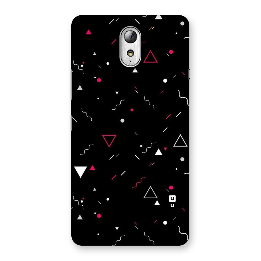 Dark Shapes Design Back Case for Lenovo Vibe P1M
