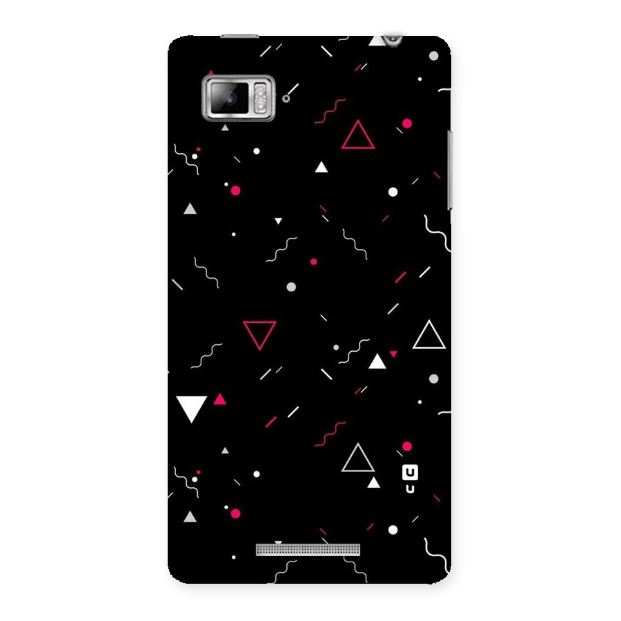 Dark Shapes Design Back Case for Lenovo Vibe Z K910