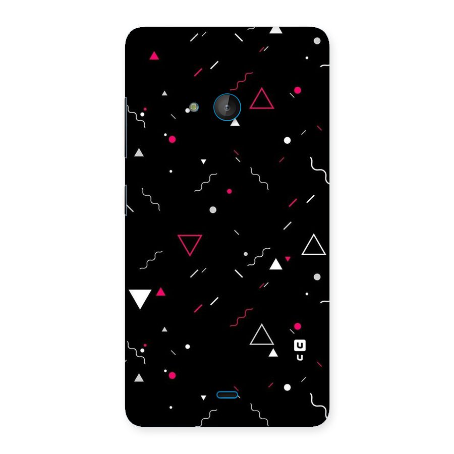 Dark Shapes Design Back Case for Lumia 540