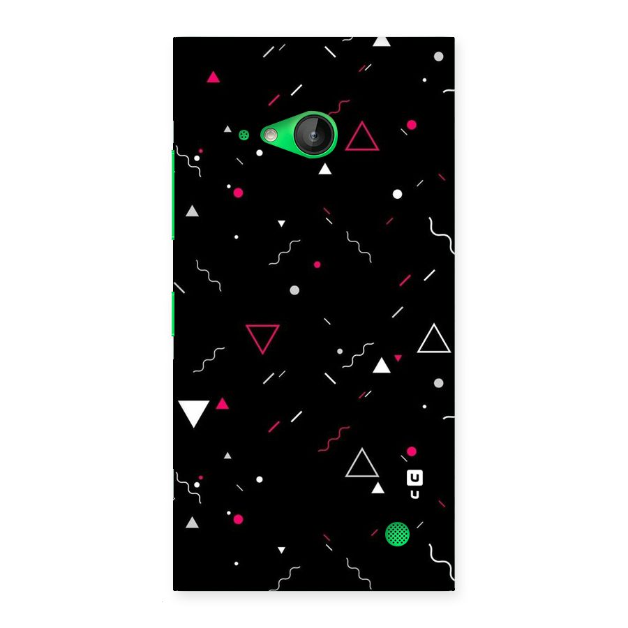 Dark Shapes Design Back Case for Lumia 730