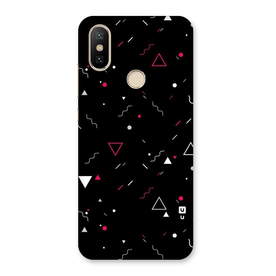 Dark Shapes Design Back Case for Mi A2