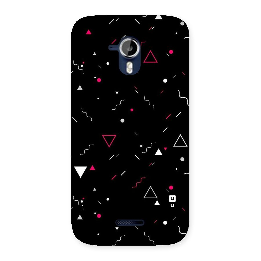 Dark Shapes Design Back Case for Micromax Canvas Magnus A117