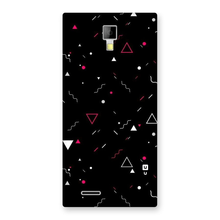 Dark Shapes Design Back Case for Micromax Canvas Xpress A99