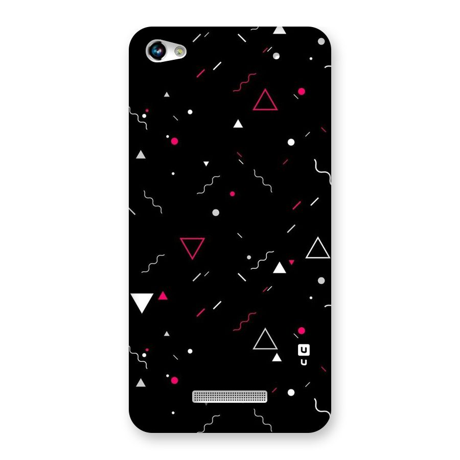 Dark Shapes Design Back Case for Micromax Hue 2