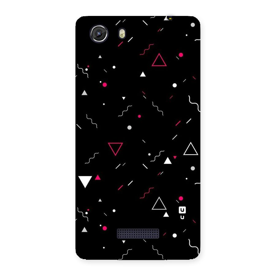 Dark Shapes Design Back Case for Micromax Unite 3