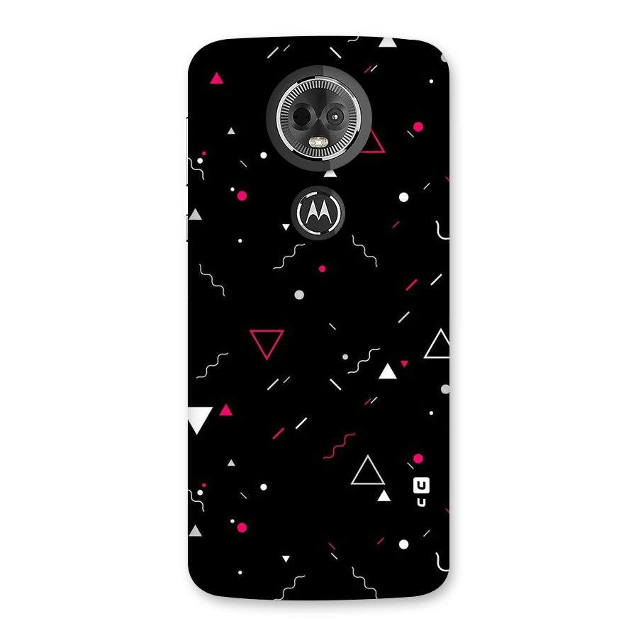 Dark Shapes Design Back Case for Moto E5 Plus