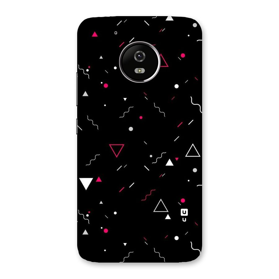 Dark Shapes Design Back Case for Moto G5