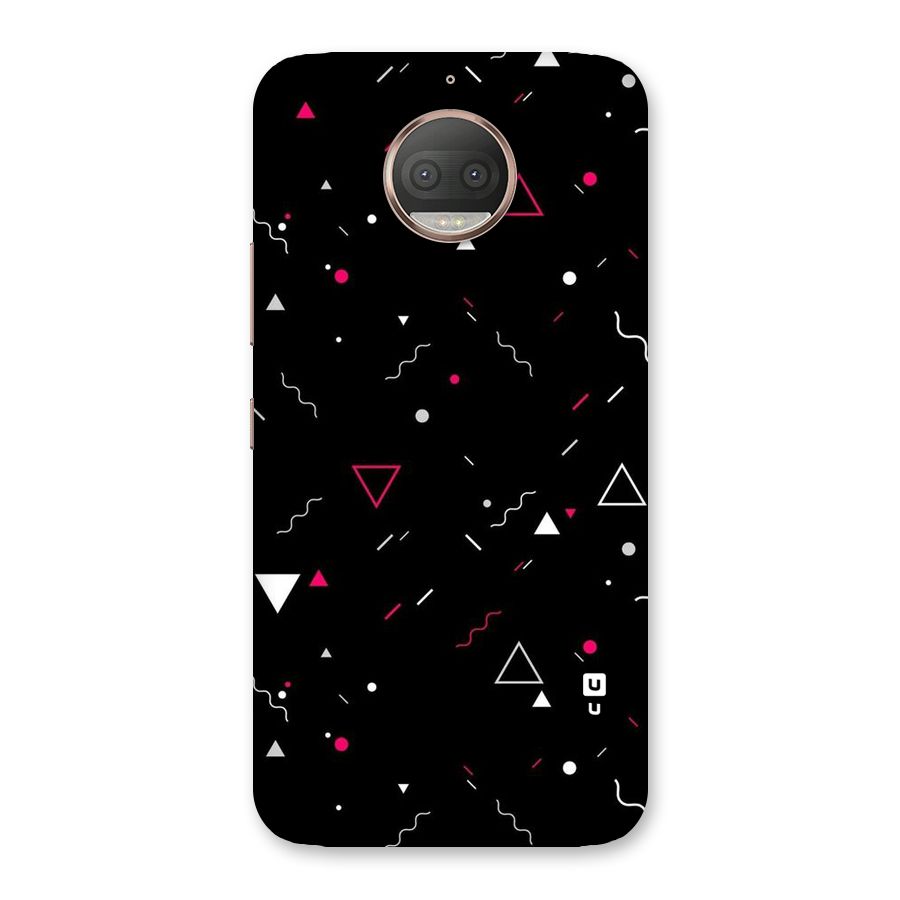Dark Shapes Design Back Case for Moto G5s Plus