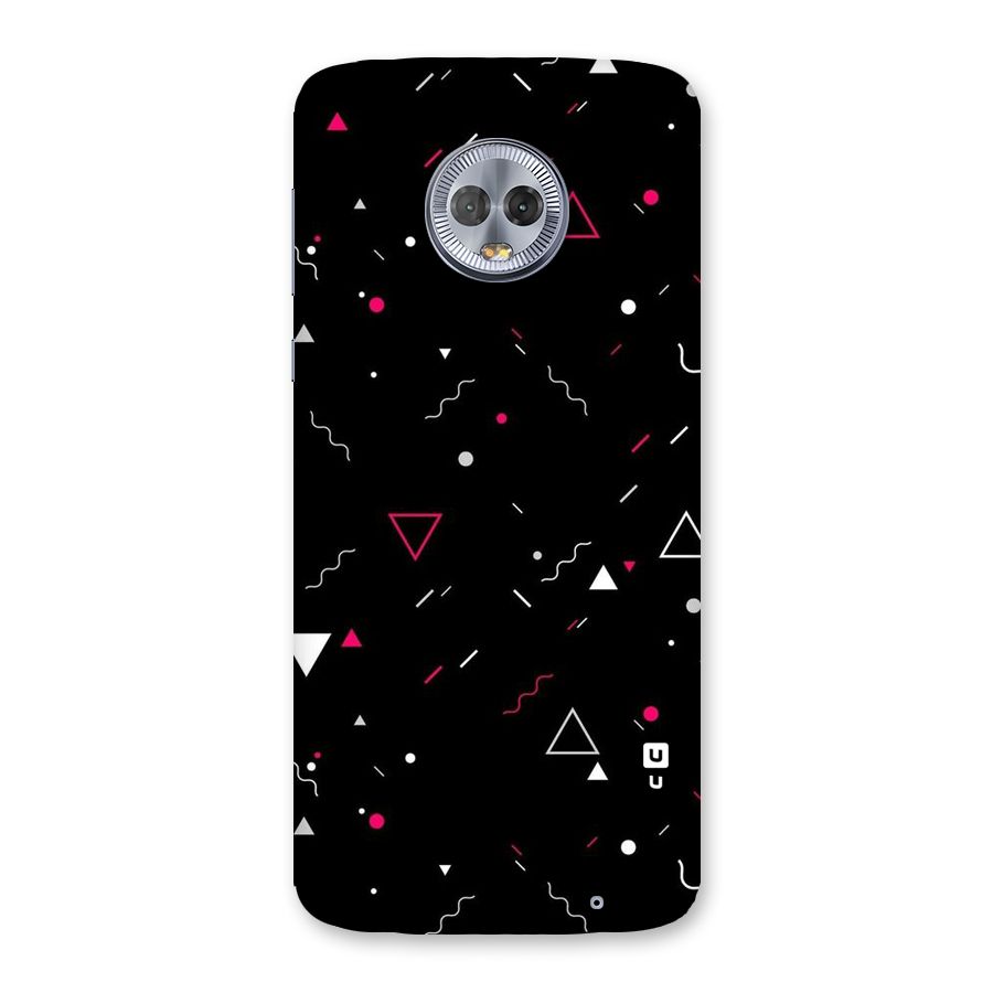Dark Shapes Design Back Case for Moto G6 Plus