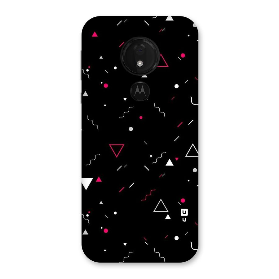 Dark Shapes Design Back Case for Moto G7 Power