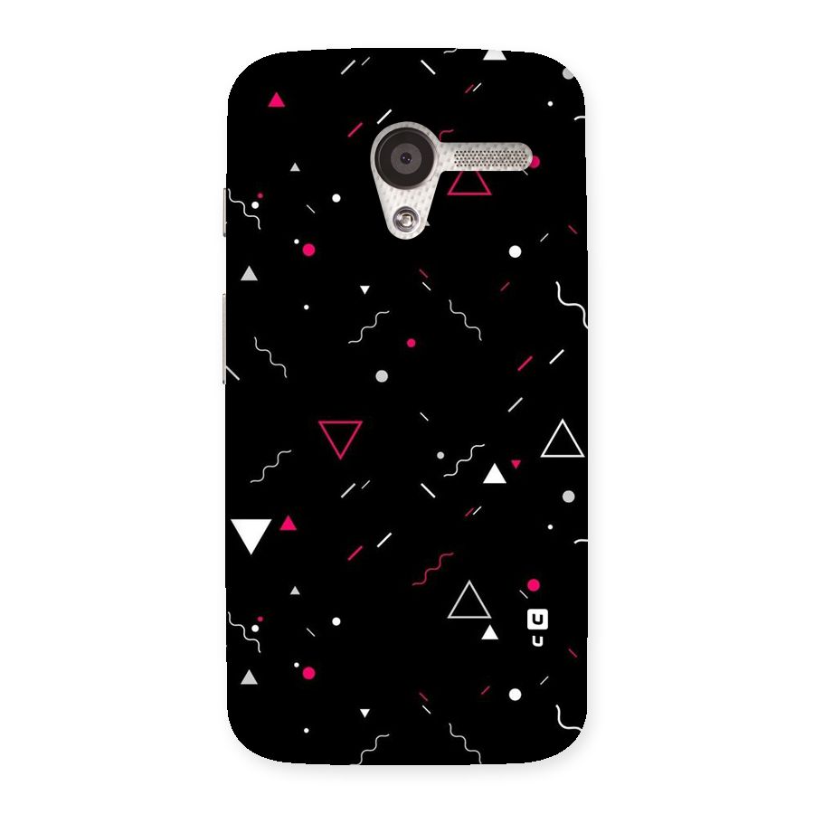 Dark Shapes Design Back Case for Moto X