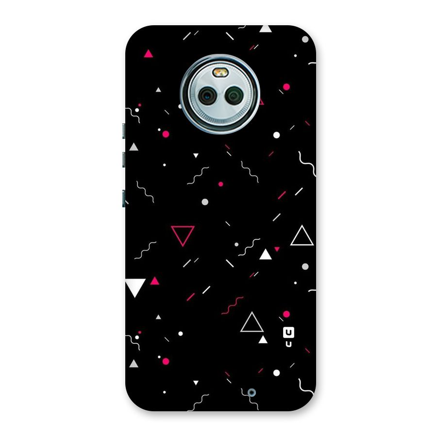 Dark Shapes Design Back Case for Moto X4